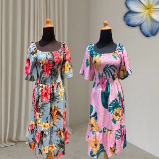 Rayon Floral Summer Dress